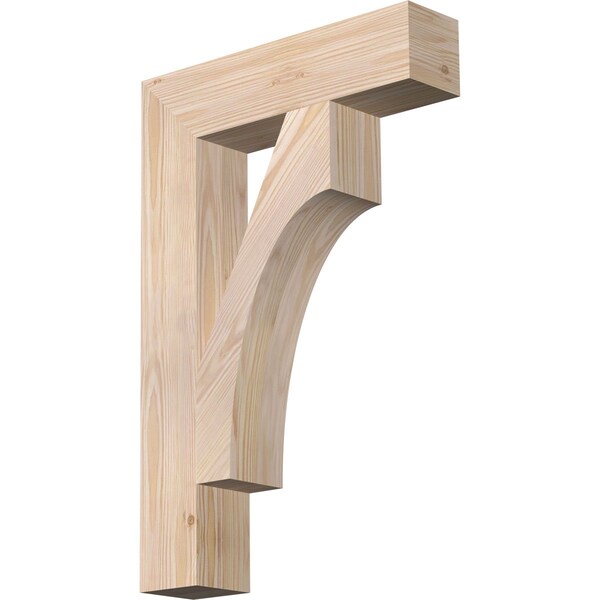 Ekena Millwork Westlake Block Smooth Bracket, Douglas Fir, 3 1/2"W x 16"D x 24"H BKT04X16X24WTL05SDF - main